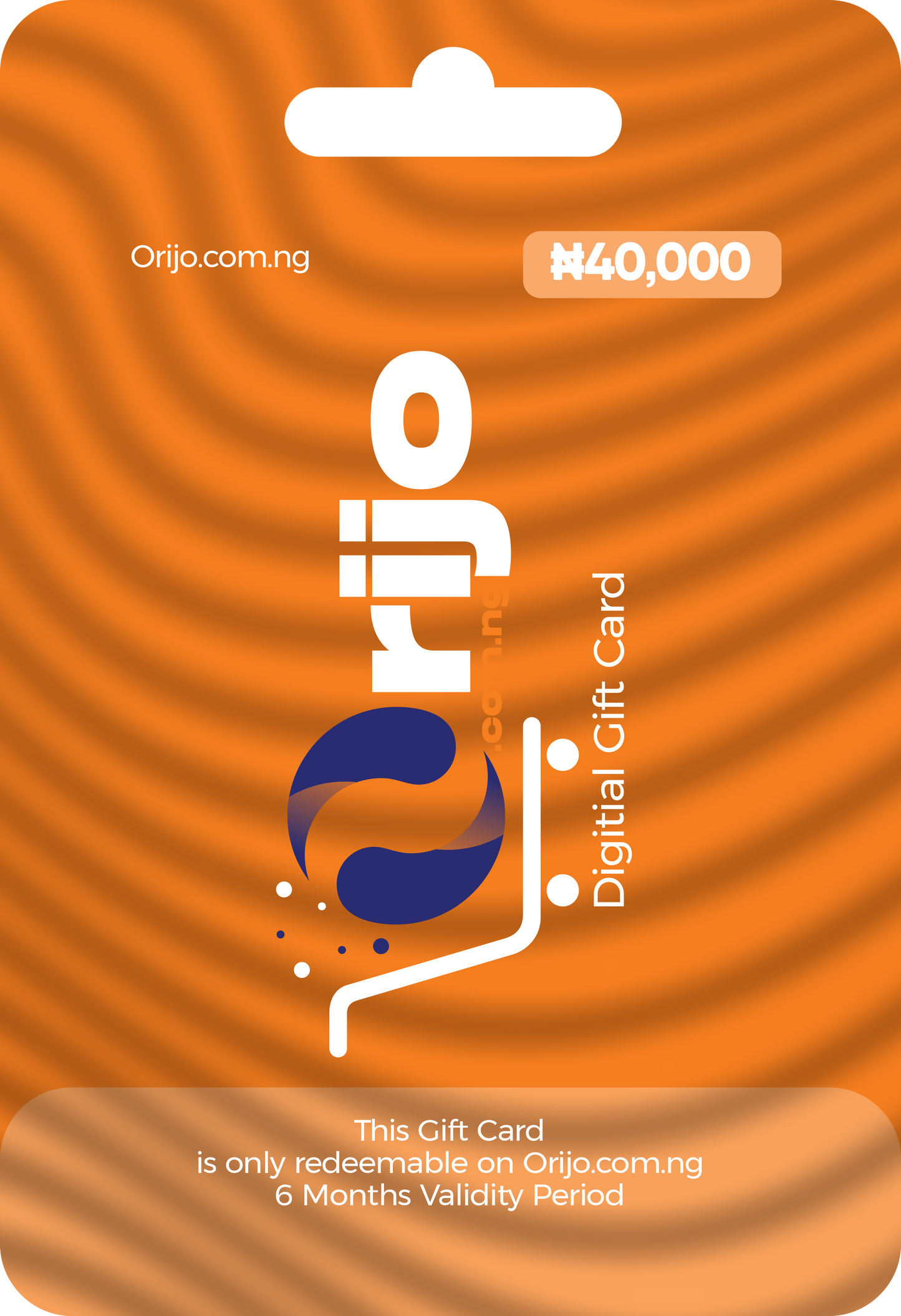 ORIJO SILVER GIFT CARD (₦ 40,000)