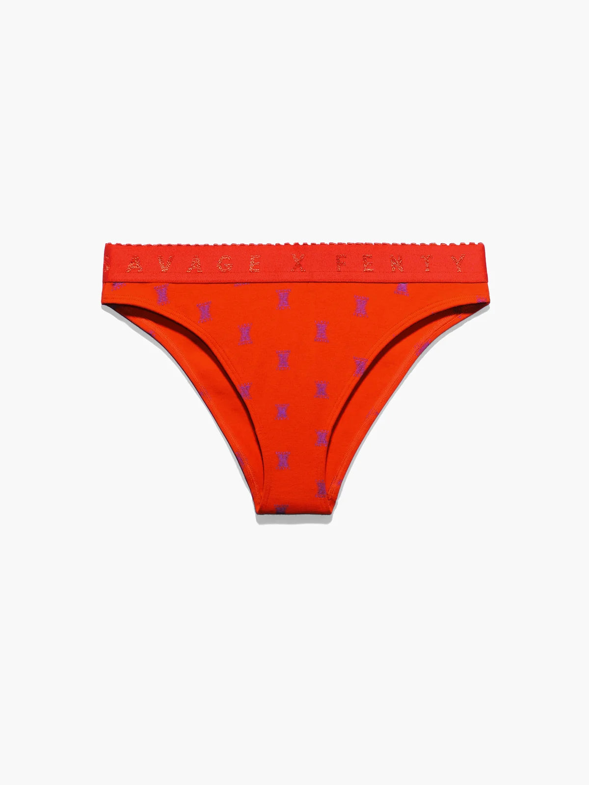 SAVAGE X COTTON JERSEY HIGH LEG BIKINI