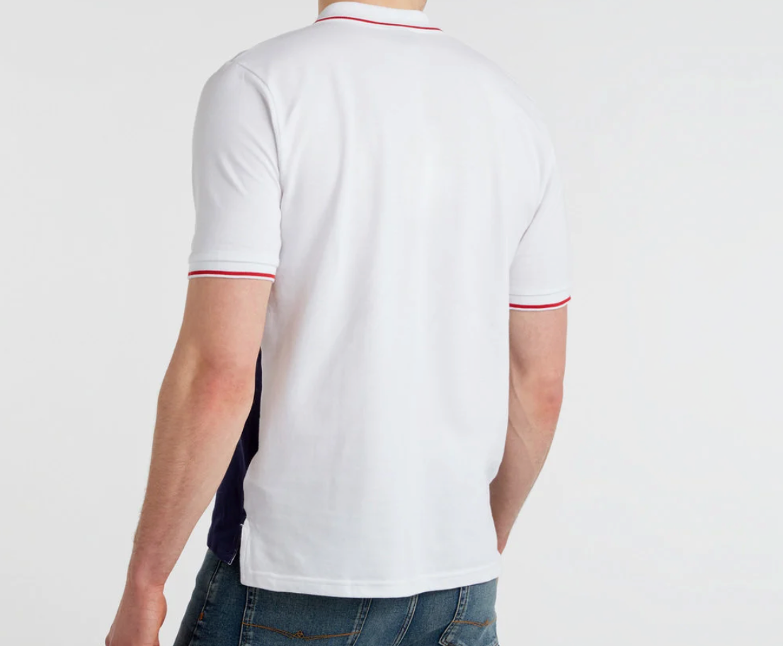 ENGLAND RUGBY COLOUR BLOCK POLO