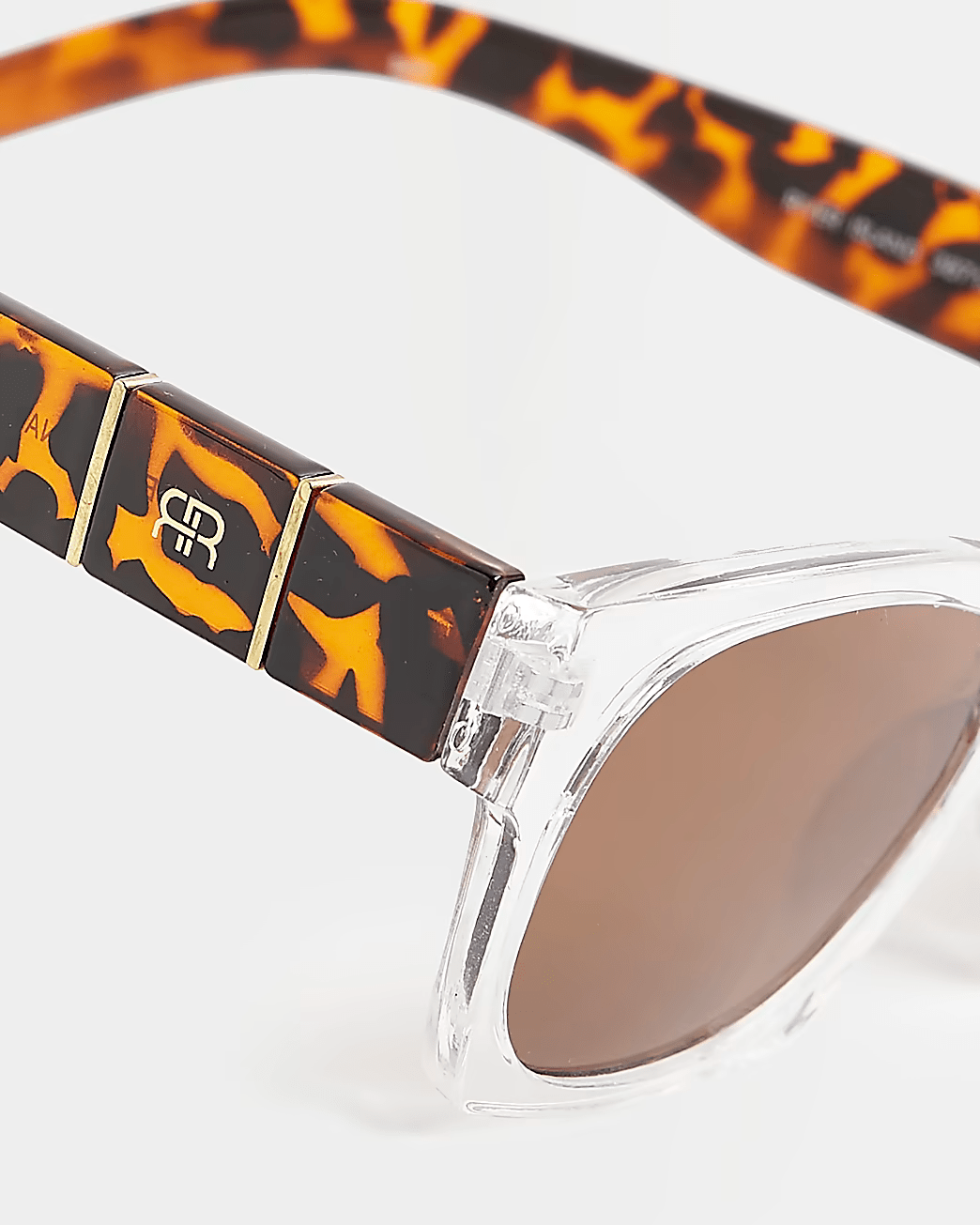 BROWN TORTOISE SHELL ROUND SUNGLASSES