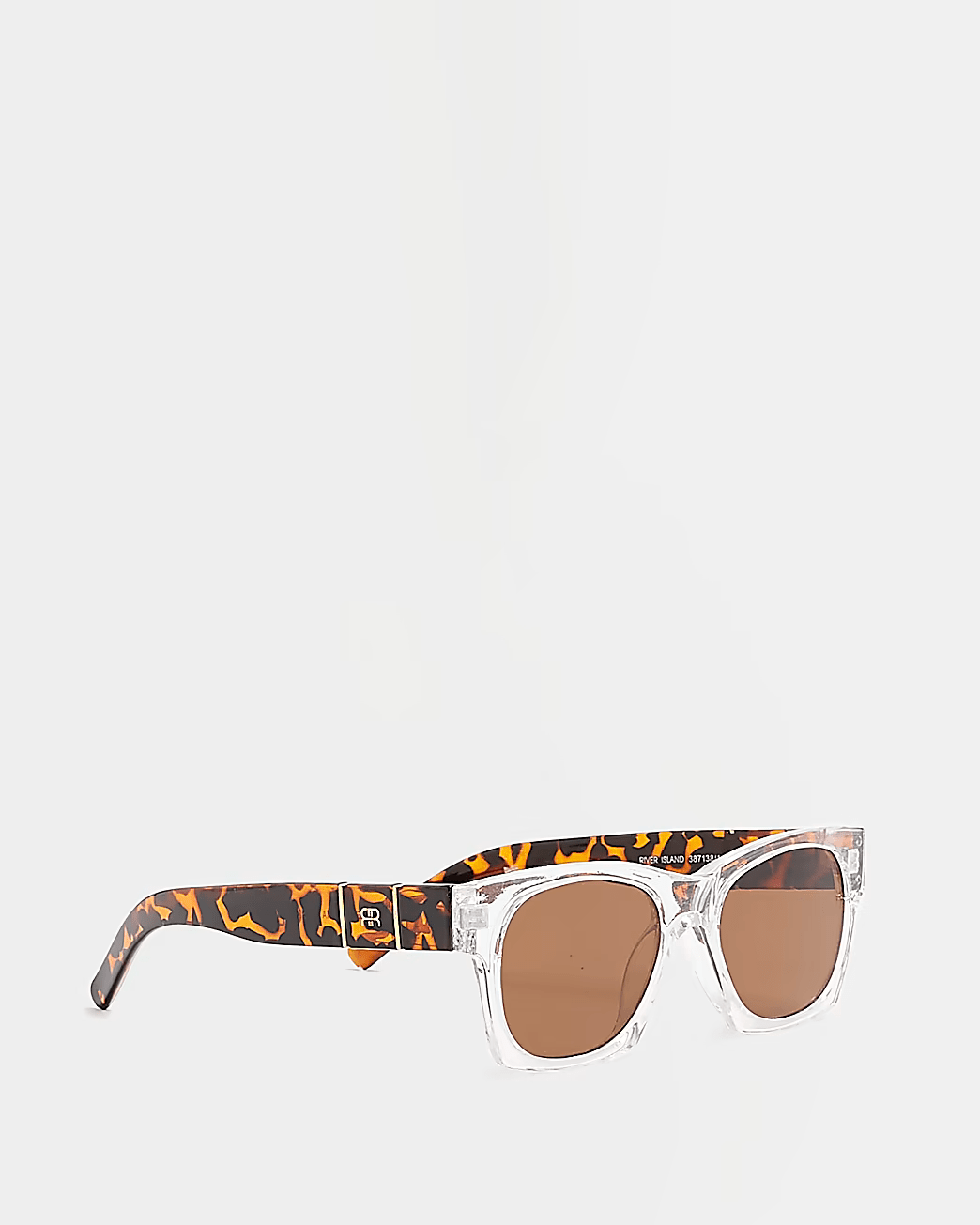 BROWN TORTOISE SHELL ROUND SUNGLASSES