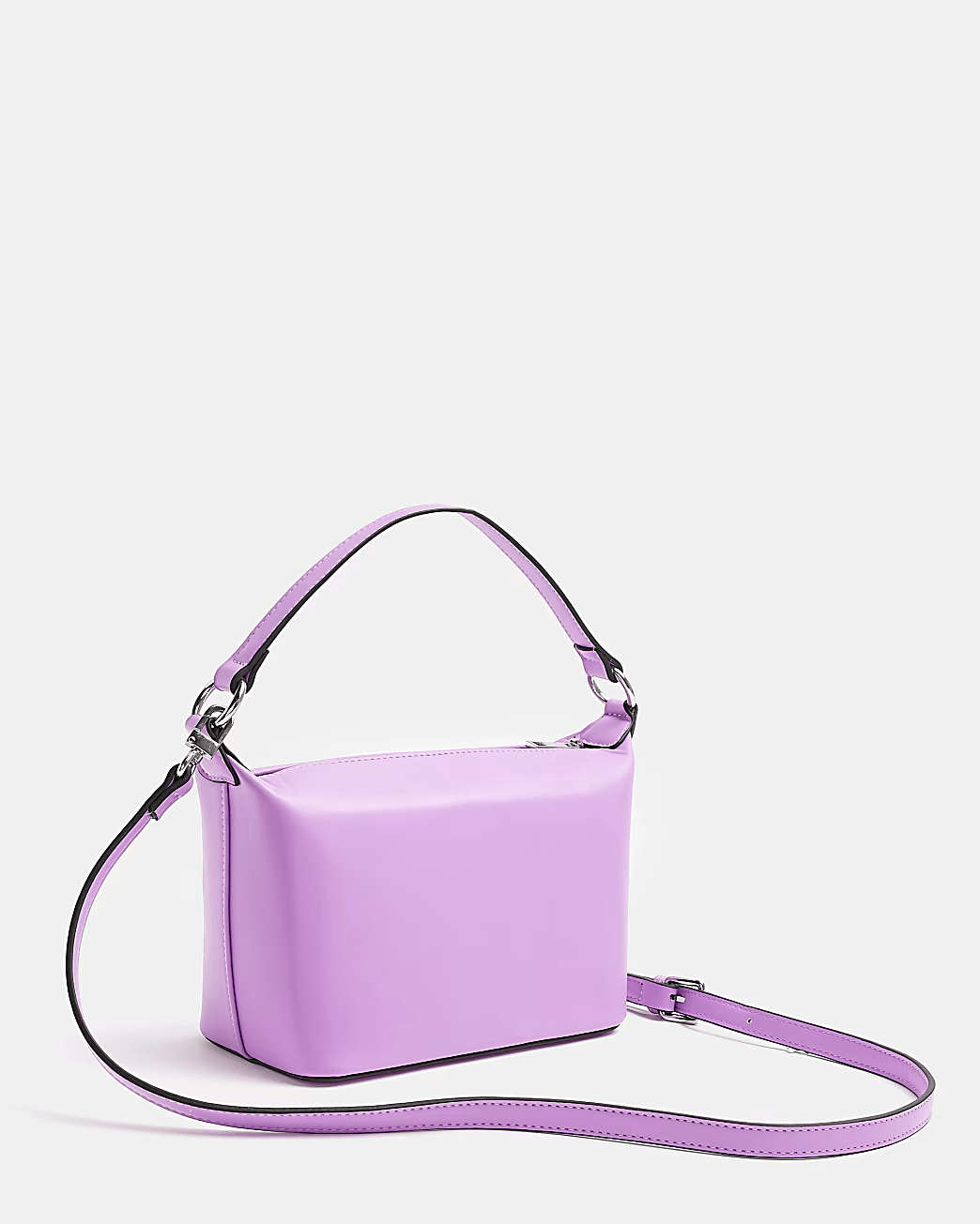 PURPLE BOX CROSS BODY BAG