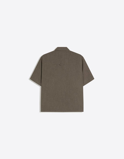 SHORT SLEEVE BOXY TAILORED FIT SHIRT