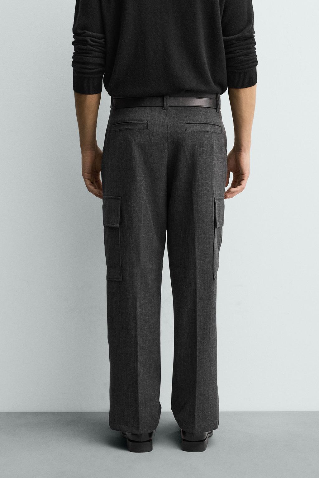 COMFORT STRAIGHT-LEG CARGO TROUSERS