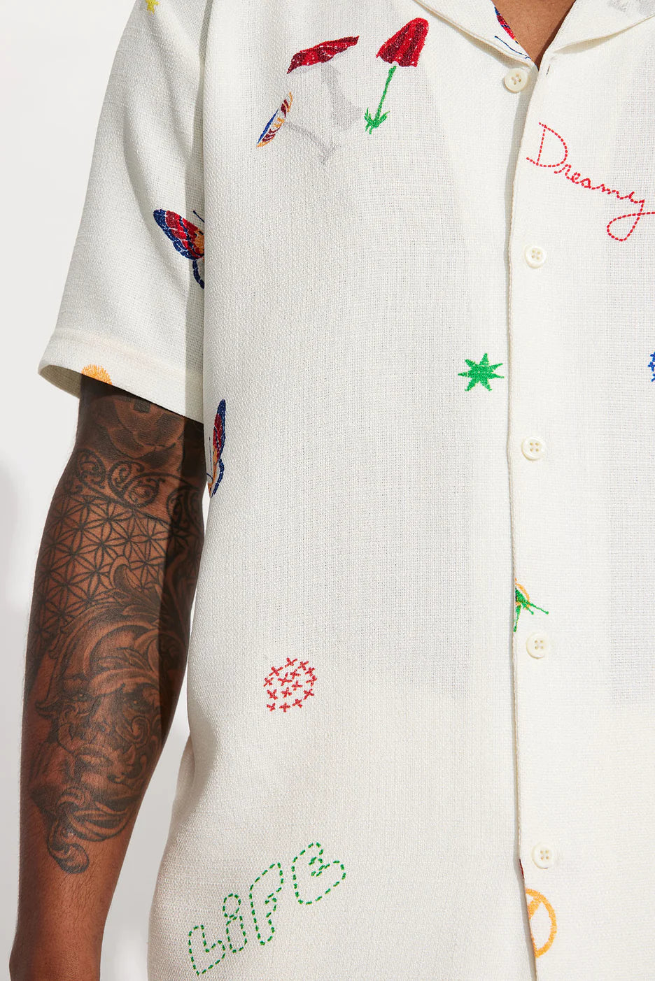 DESERT LIKE SHORT SLEEVE BUTTON UP