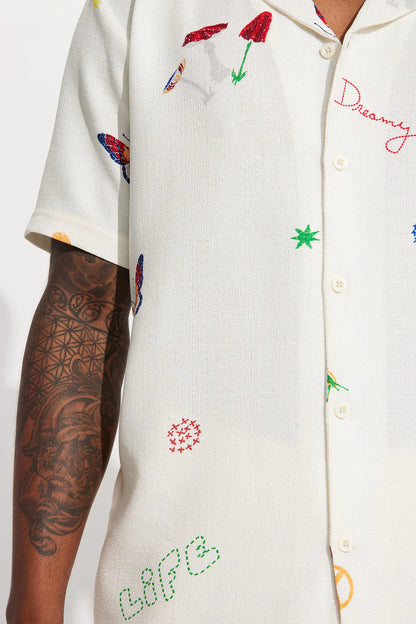 DESERT LIKE SHORT SLEEVE BUTTON UP