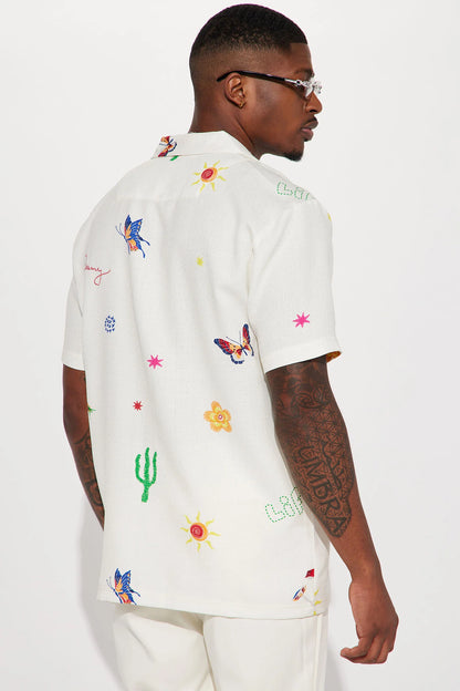 DESERT LIKE SHORT SLEEVE BUTTON UP