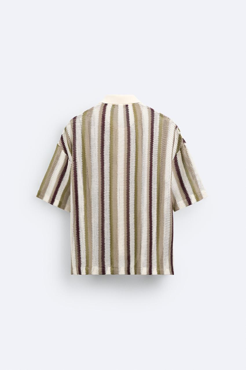 STRIPED JACQUARD SHIRT