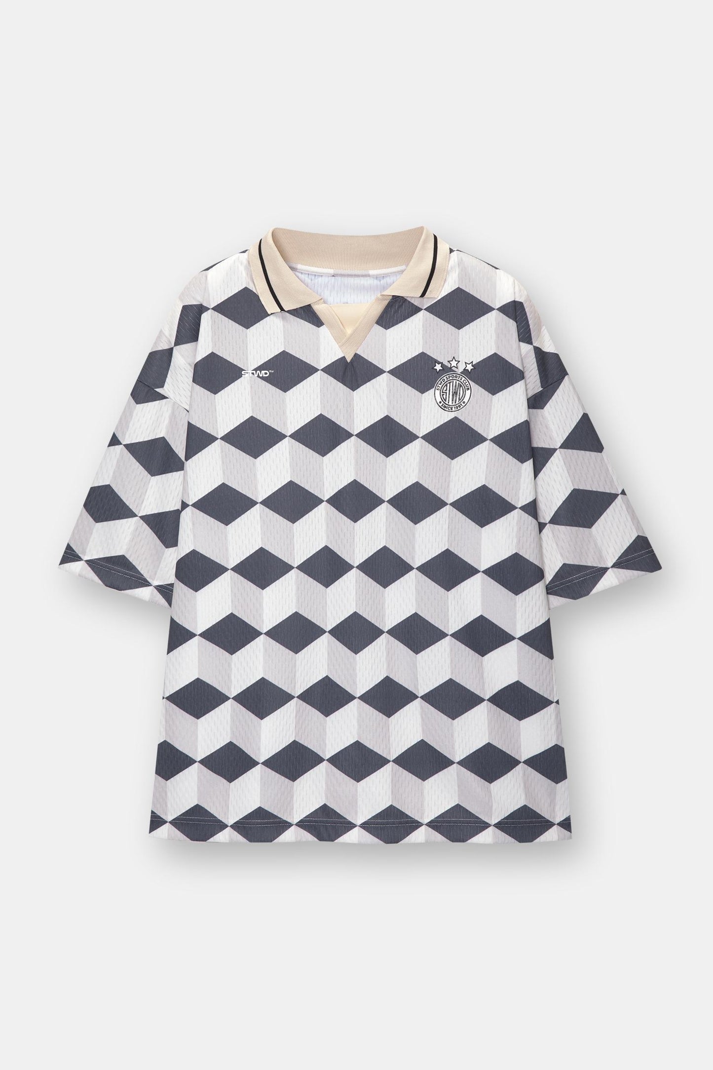 STWD LISBON BOXY FOOTBALL T-SHIRT