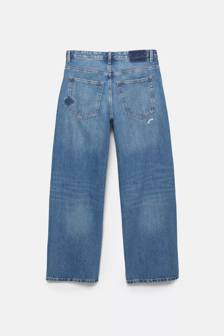 BAGGY PATCHWORK JEANS