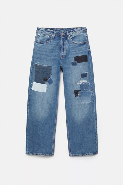 BAGGY PATCHWORK JEANS