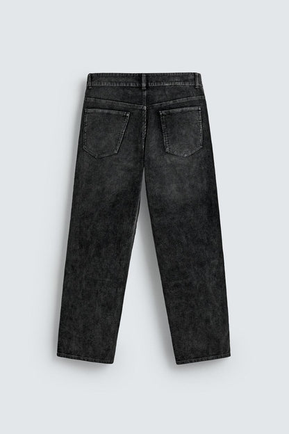CORDUROY BAGGY TROUSERS WITH TWISTED SEAMS