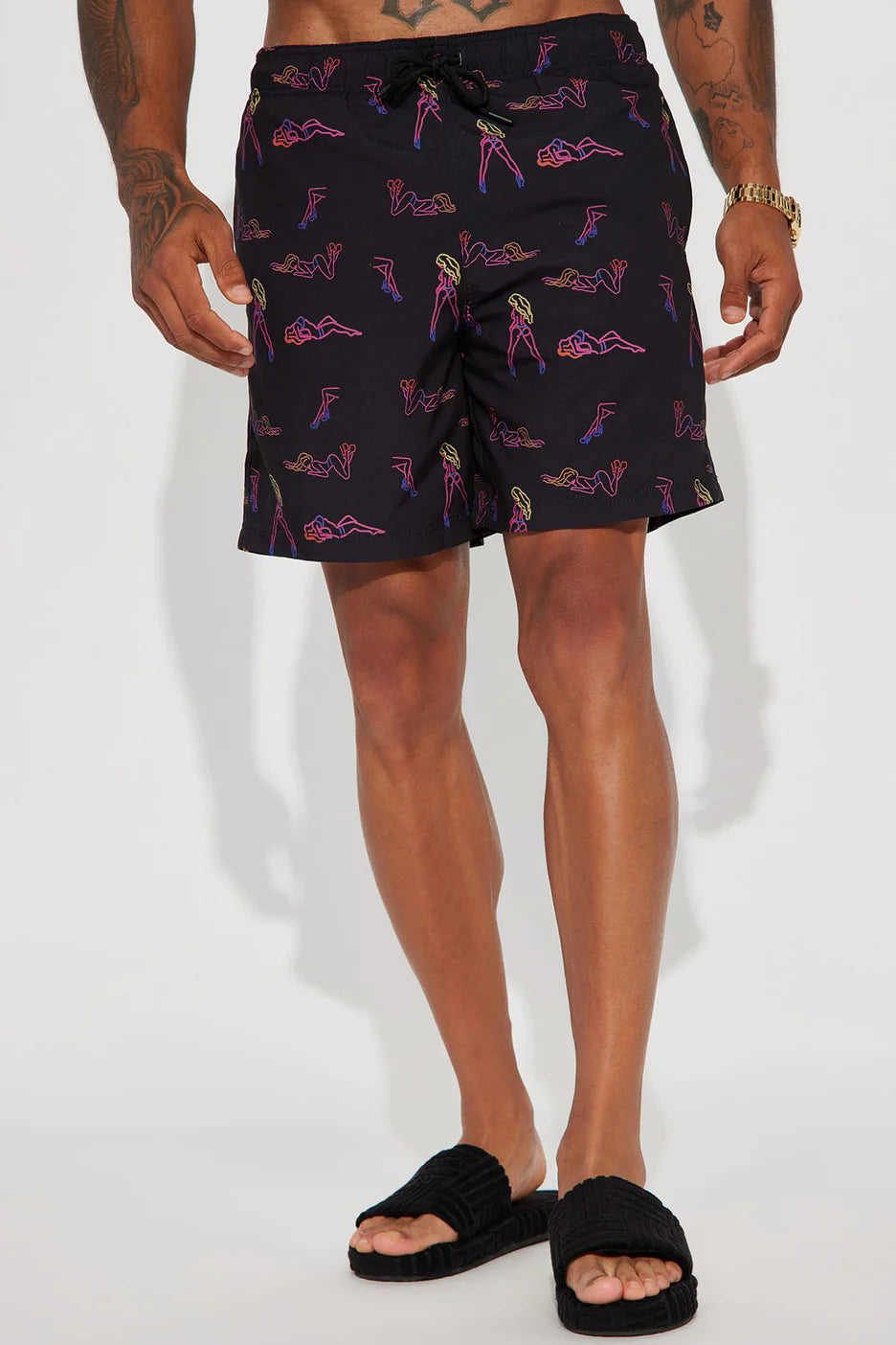 NEON GIRLS PRINT SWIM SHORT