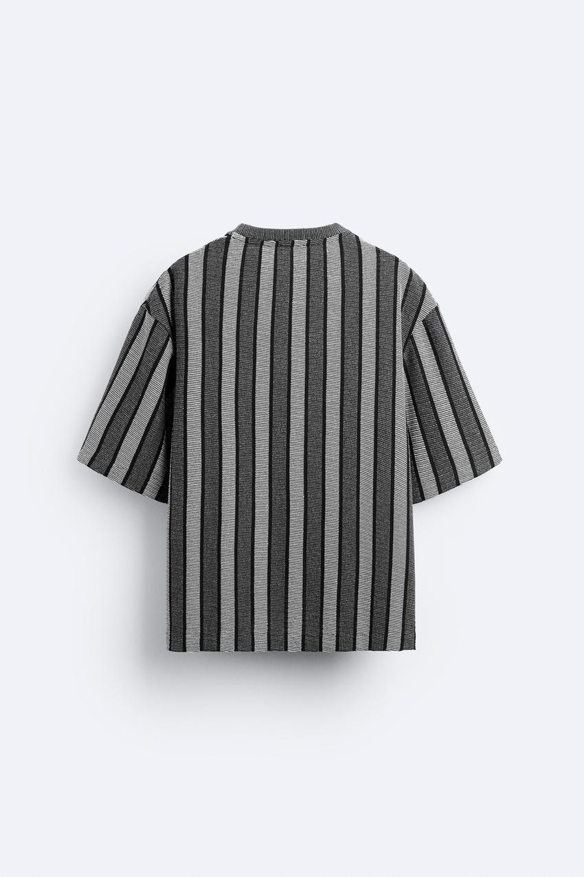 STRIPED JACQUARD T-SHIRT X CASA JOSEPHINE