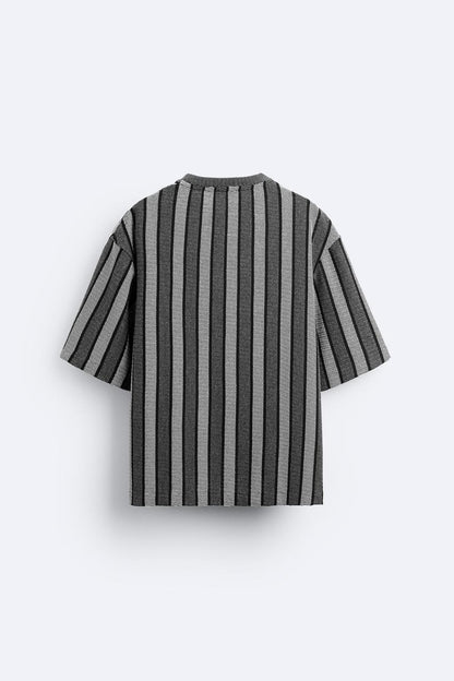 STRIPED JACQUARD T-SHIRT X CASA JOSEPHINE