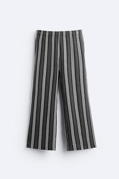 STRIPED JACQUARD TROUSERS X CASA JOSEPHINE
