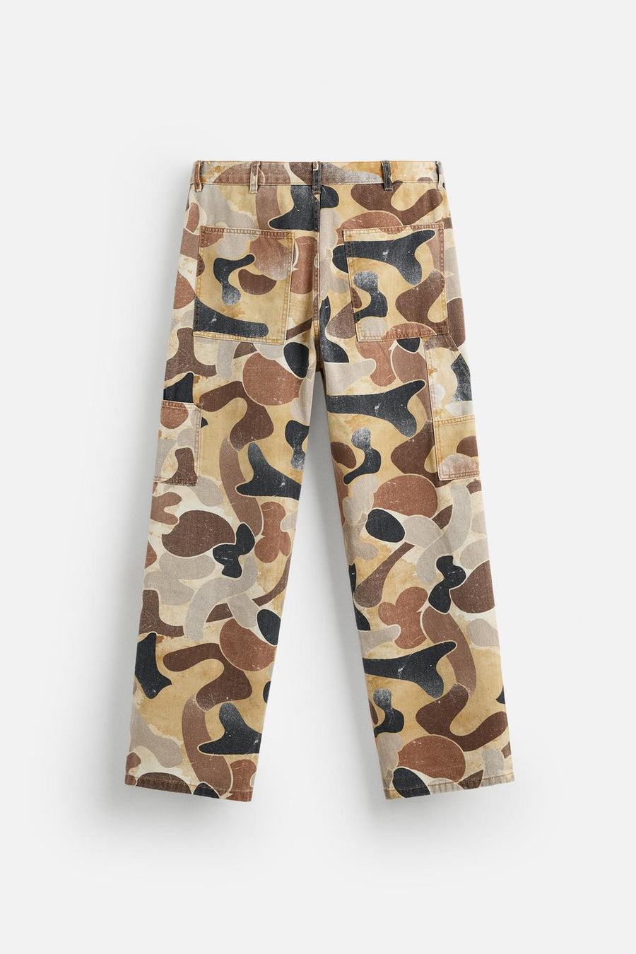 ABSTRACT PRINT CARPENTER TROUSERS