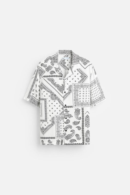 GEOMETRIC PRINT SHIRT