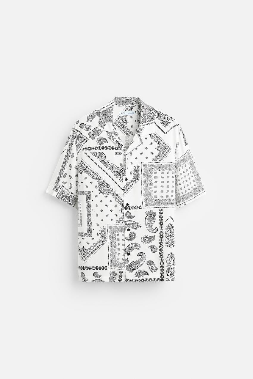 GEOMETRIC PRINT SHIRT