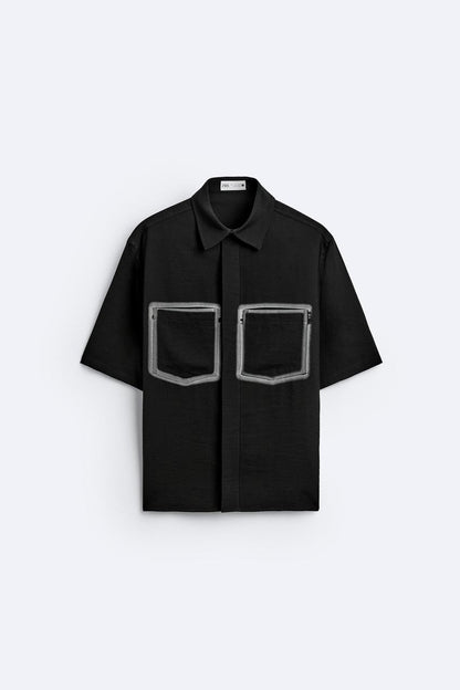 SHIRT WITH CONTRAST POCKETS
