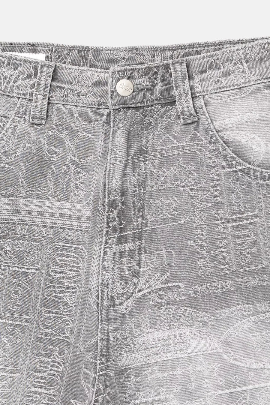 JACQUARD DENIM BERMUDA SHORTS