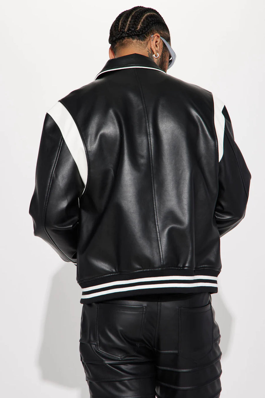 UNCOMPROMISING FAUX LEATHER JACKET