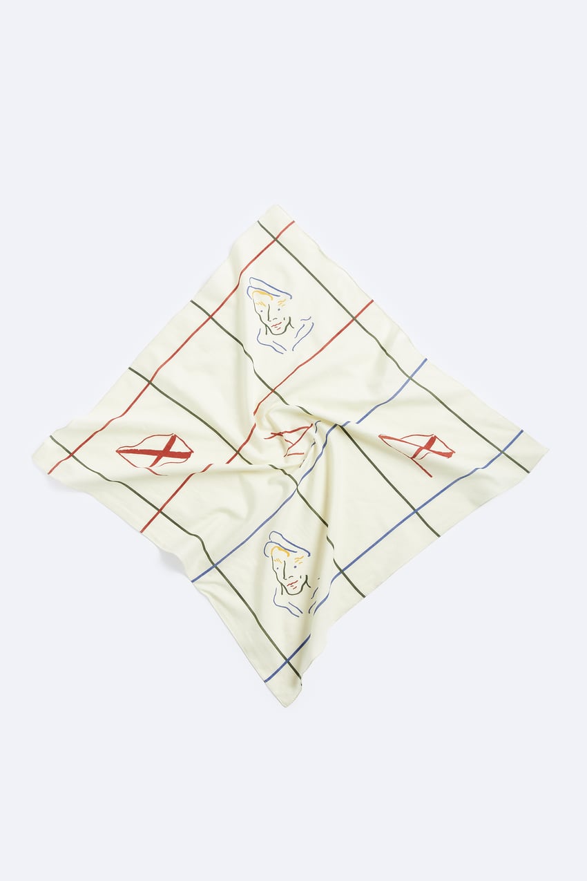 Abstract print bandana, Bandana scarf, Printed bandana, Fashion accessory, Square bandana, Unisex bandana, Versatile bandana, Multifunctional bandana, Lightweight bandana, Cotton bandana,