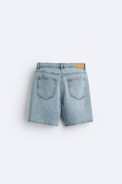 BASIC DENIM BERMUDA SHORTS