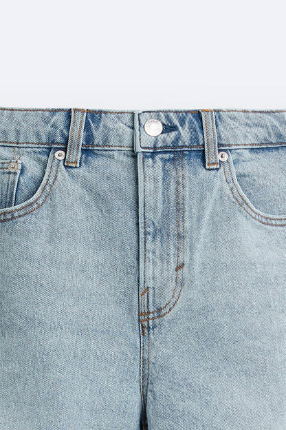 BASIC DENIM BERMUDA SHORTS