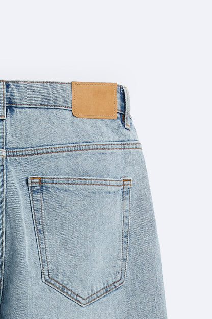 BASIC DENIM BERMUDA SHORTS