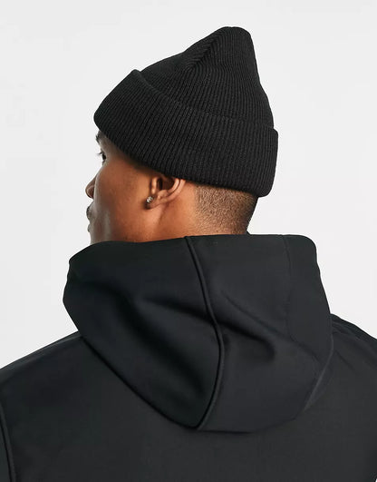 WHIRLIBIRD CUFFED BEANIE IN BLACK