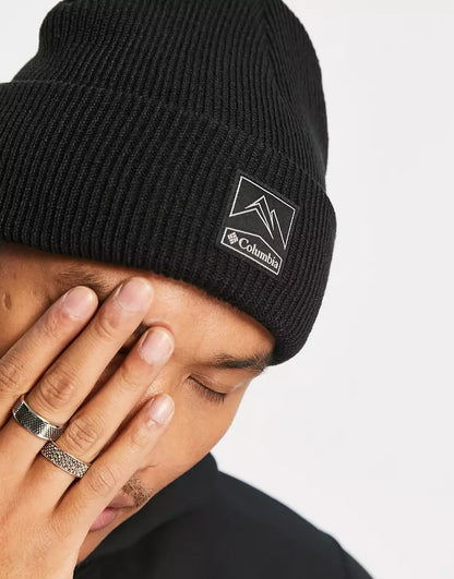 WHIRLIBIRD CUFFED BEANIE IN BLACK