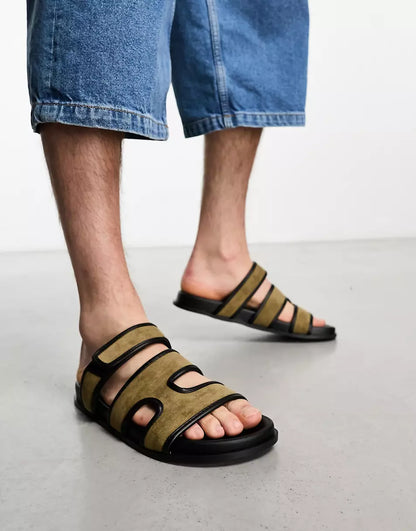 SANDALS IN KHAKI