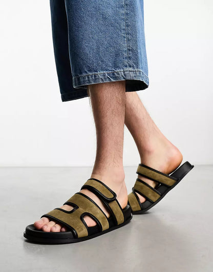 SANDALS IN KHAKI