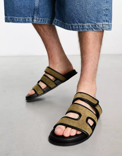 SANDALS IN KHAKI