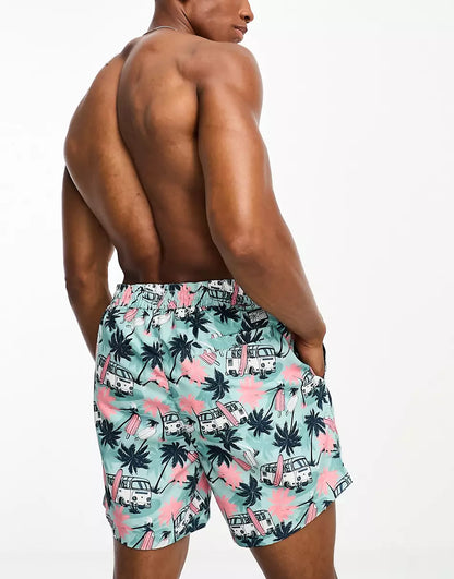 SURFER SWIM SHORT IN AQUA