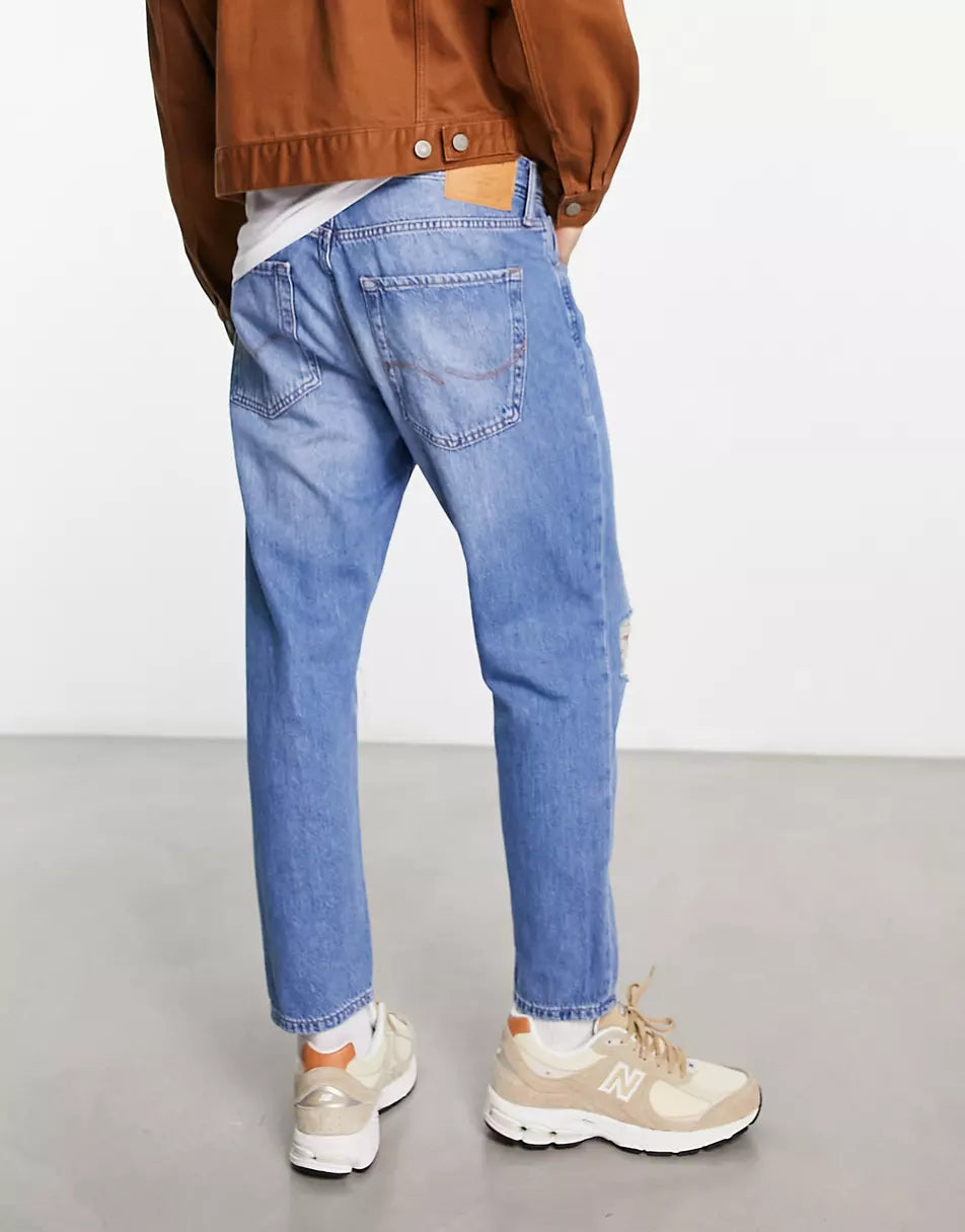 INTELLIGENCE FRANK TAPERED CROPPED JEAN