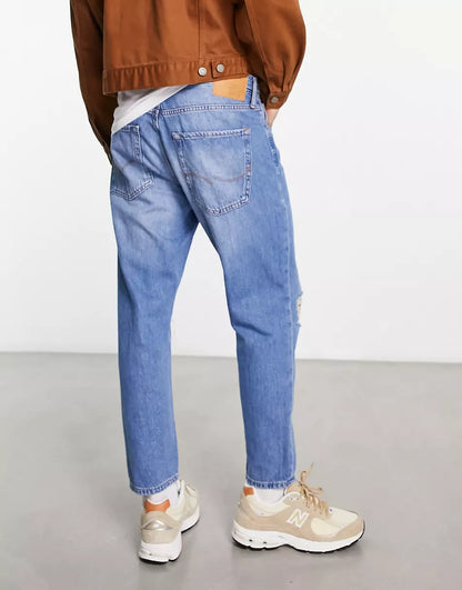 INTELLIGENCE FRANK TAPERED CROPPED JEAN