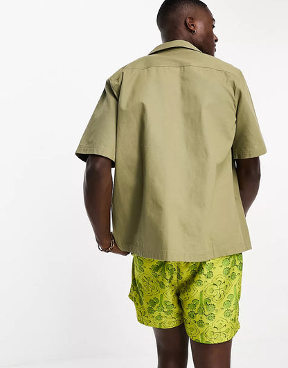 SWIM SHORTS IN SHORT LENGTH IN BAROQUE PRINT