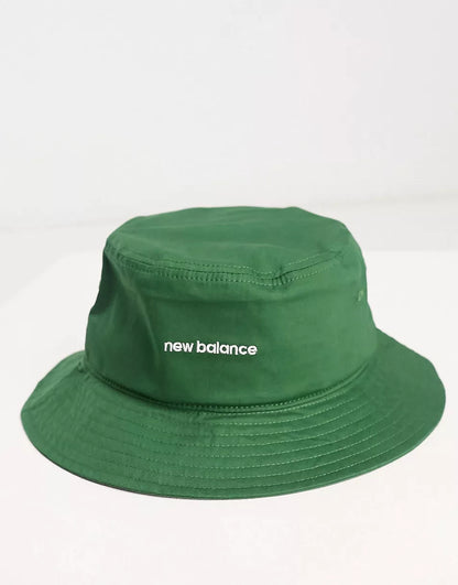 LINEAR LOGO BUCKET HAT IN GREEN