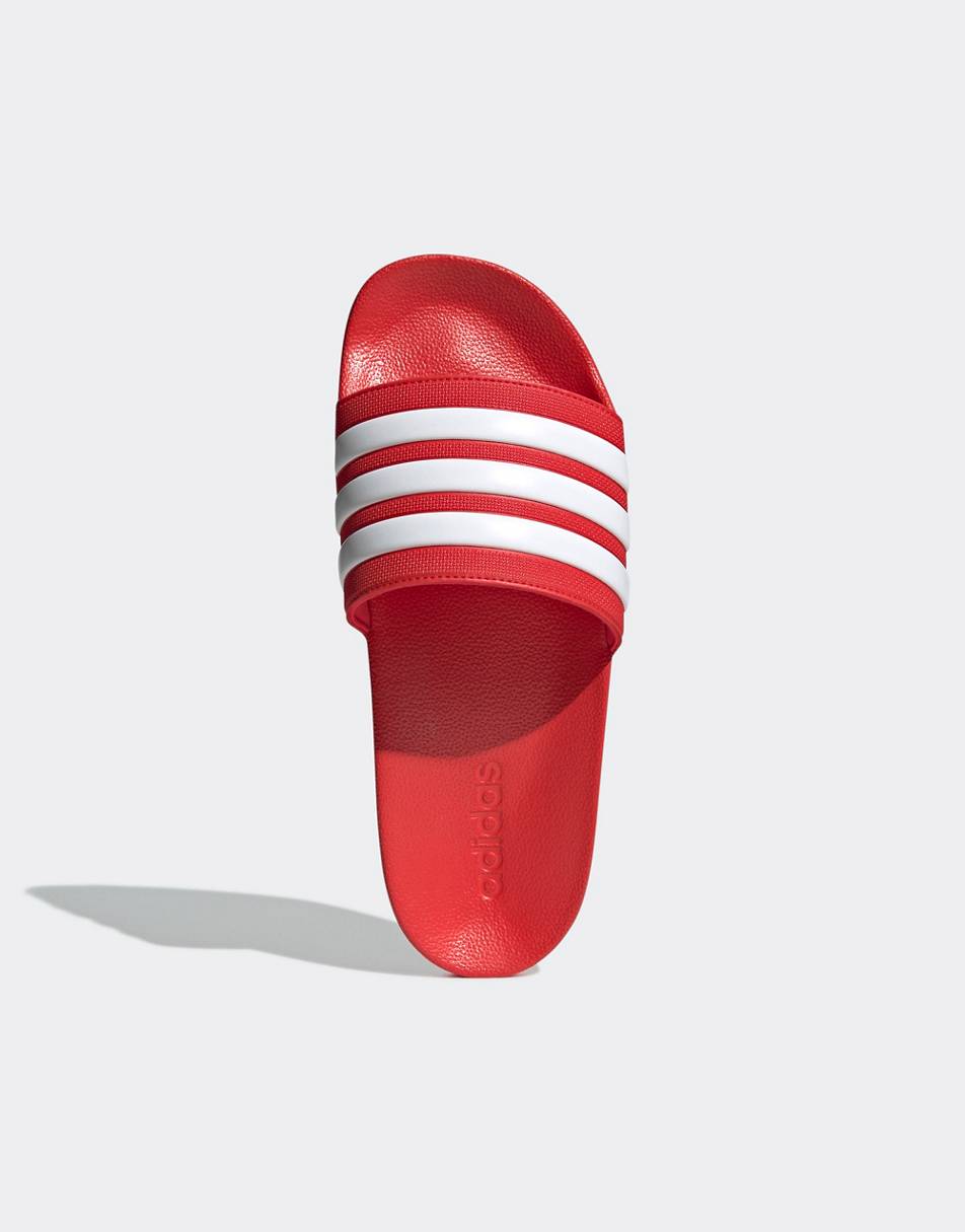 SPORTSWEAR ADILETTE "AQUA" SLIDERS IN RED