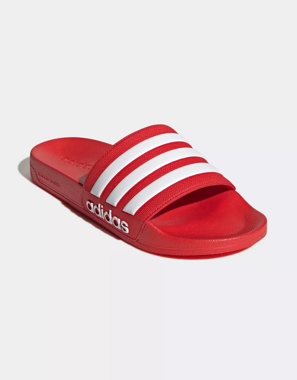 SPORTSWEAR ADILETTE "AQUA" SLIDERS IN RED