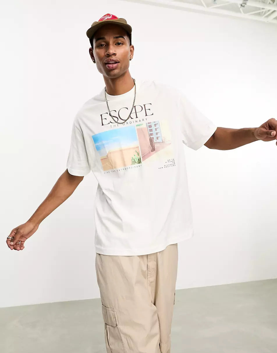 ESCAPE T-SHIRT IN WHITE