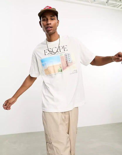 ESCAPE T-SHIRT IN WHITE