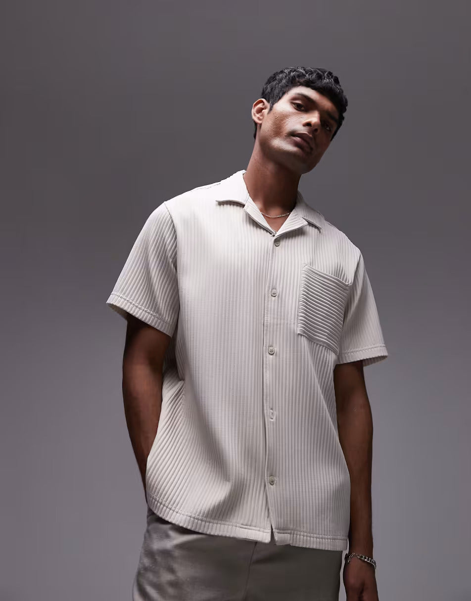 PLISSE SHIRT