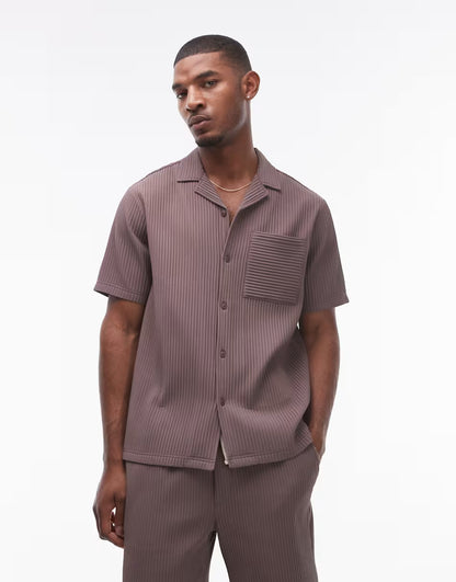 PLISSE SHIRT