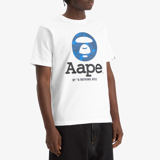 MOONFACE LOGO-PRINTED COTTON T-SHIRT
