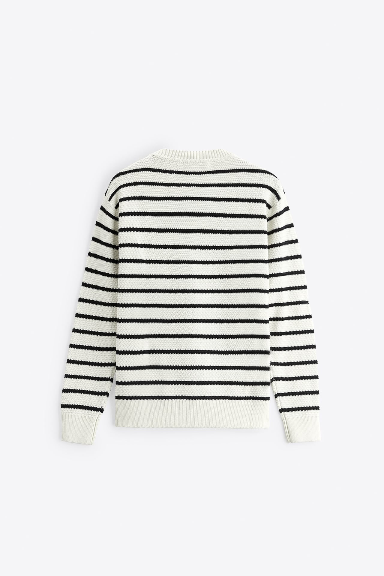 STRIPED COTTON SWEATER