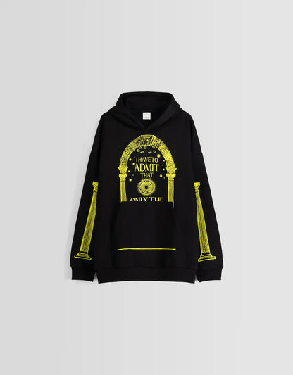 PRINTED HOODIE