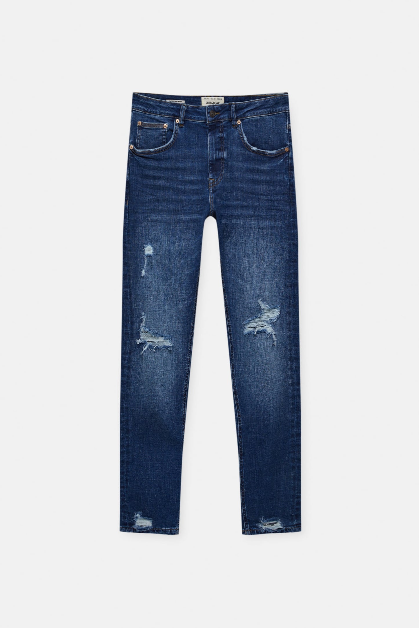 RIPPED SUPER SKINNY JEANS
